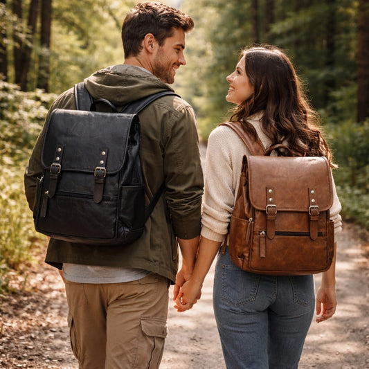 Mochila em Couro PU 15"