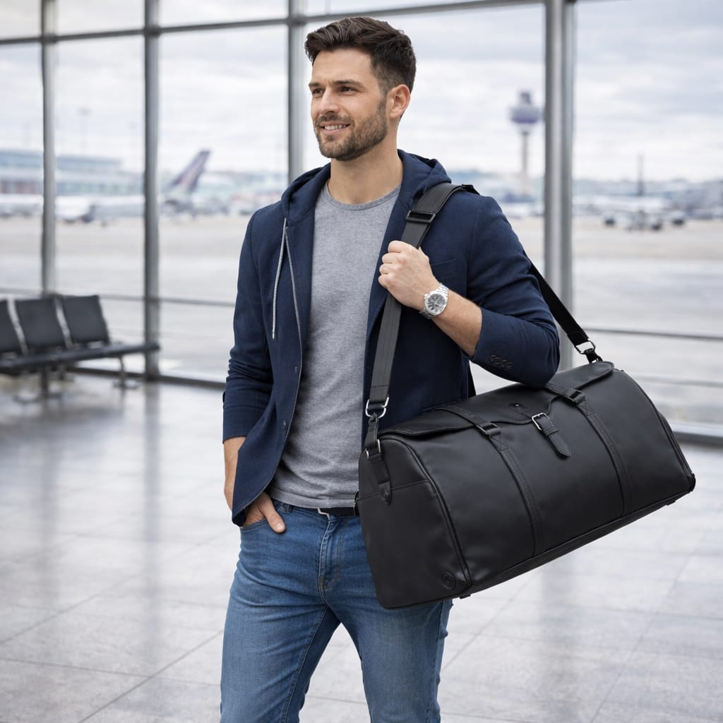 Bolsa em Couro Revestido