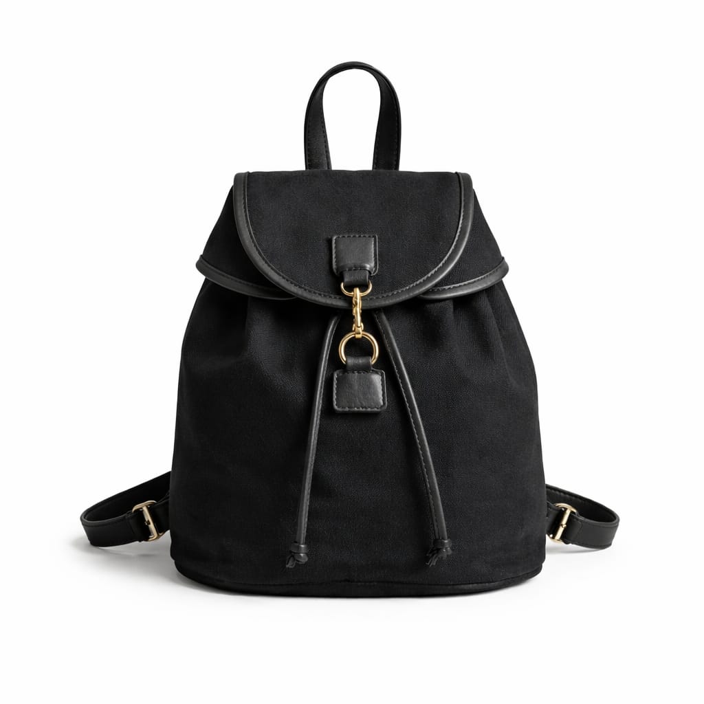 Mochila Casual em Suede