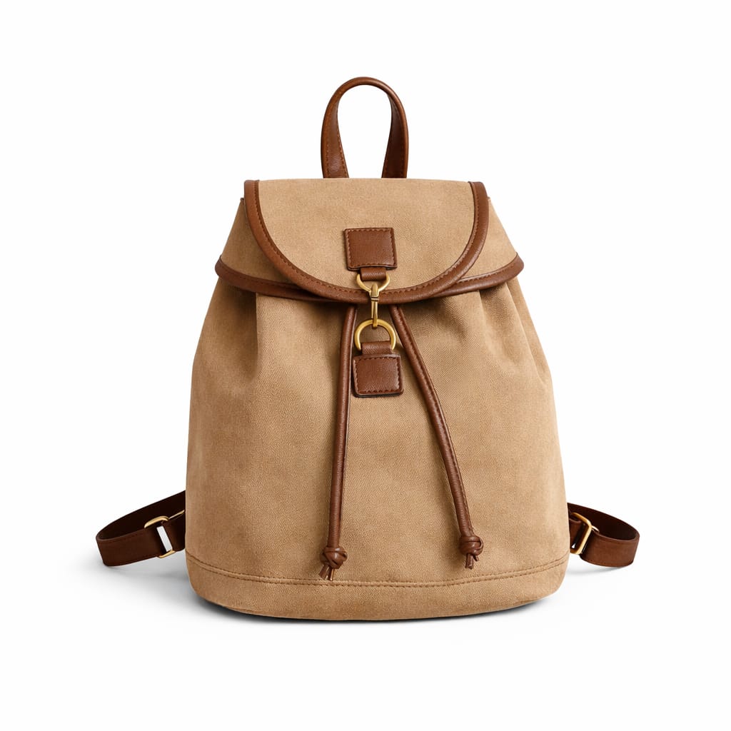 Mochila Casual em Suede