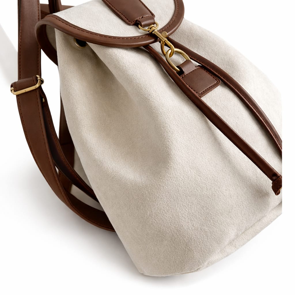 Mochila Casual em Suede
