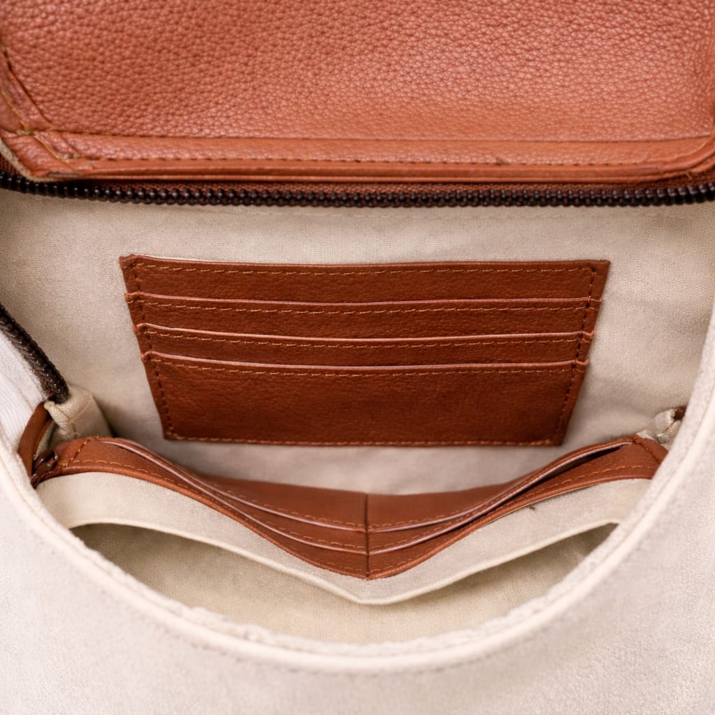 Bolsa Tiracolo Retro em Couro PU